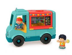 LITTLE PEOPLE - CAMION-RESTAURANT PRÊT À SERVIR SONORE - VERSION BILINGUE